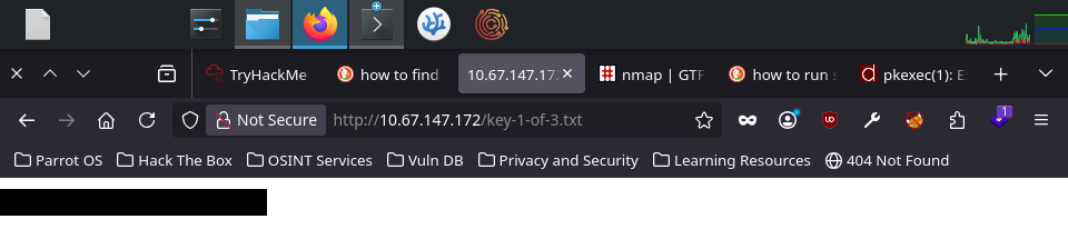 first key from robots.txt